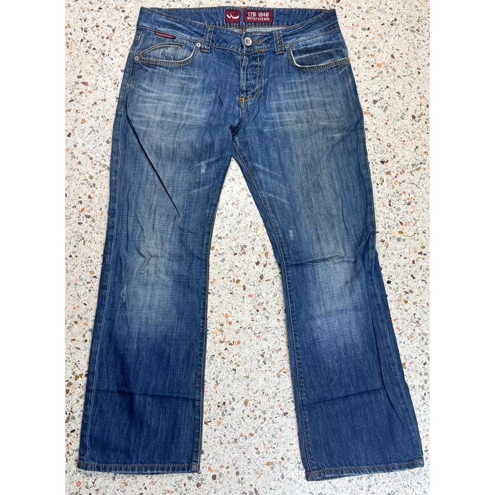 LTB 1948 By Little Big Women 5 Pocket Embroidered Bootcut Denim Jeans Size 33x30